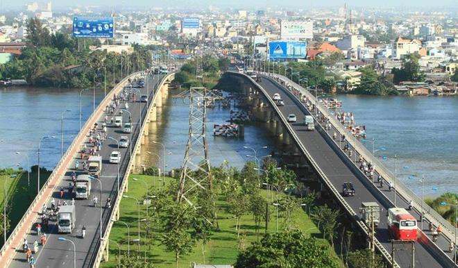 Dự án cầu Bình Triệu 3 sẽ nằm giữa hai cầu Bình TRiệu 1 và 2 hiện hữu nhằm giúp giải quyết bài toán kẹt xe ở cửa ngõ phía đông TP.HCM. Ảnh internet