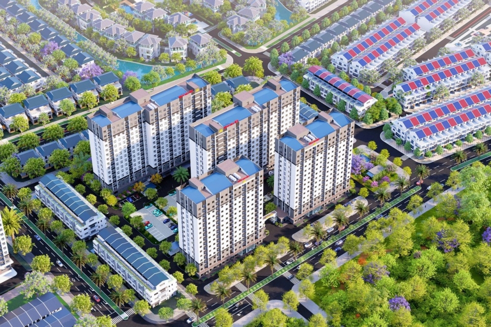 Công trình Nhà ở xã hội - Chung cư cao tầng OXH2 thuộc dự án Khu phức hợp Thuỷ Vân giai đoạn 2 sẽ được động thổ vào ngày 19/12/2025. 