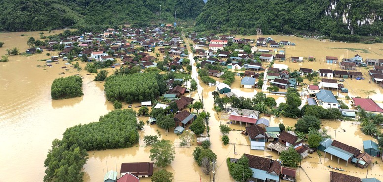 Lũ lụt tại miền Trung.