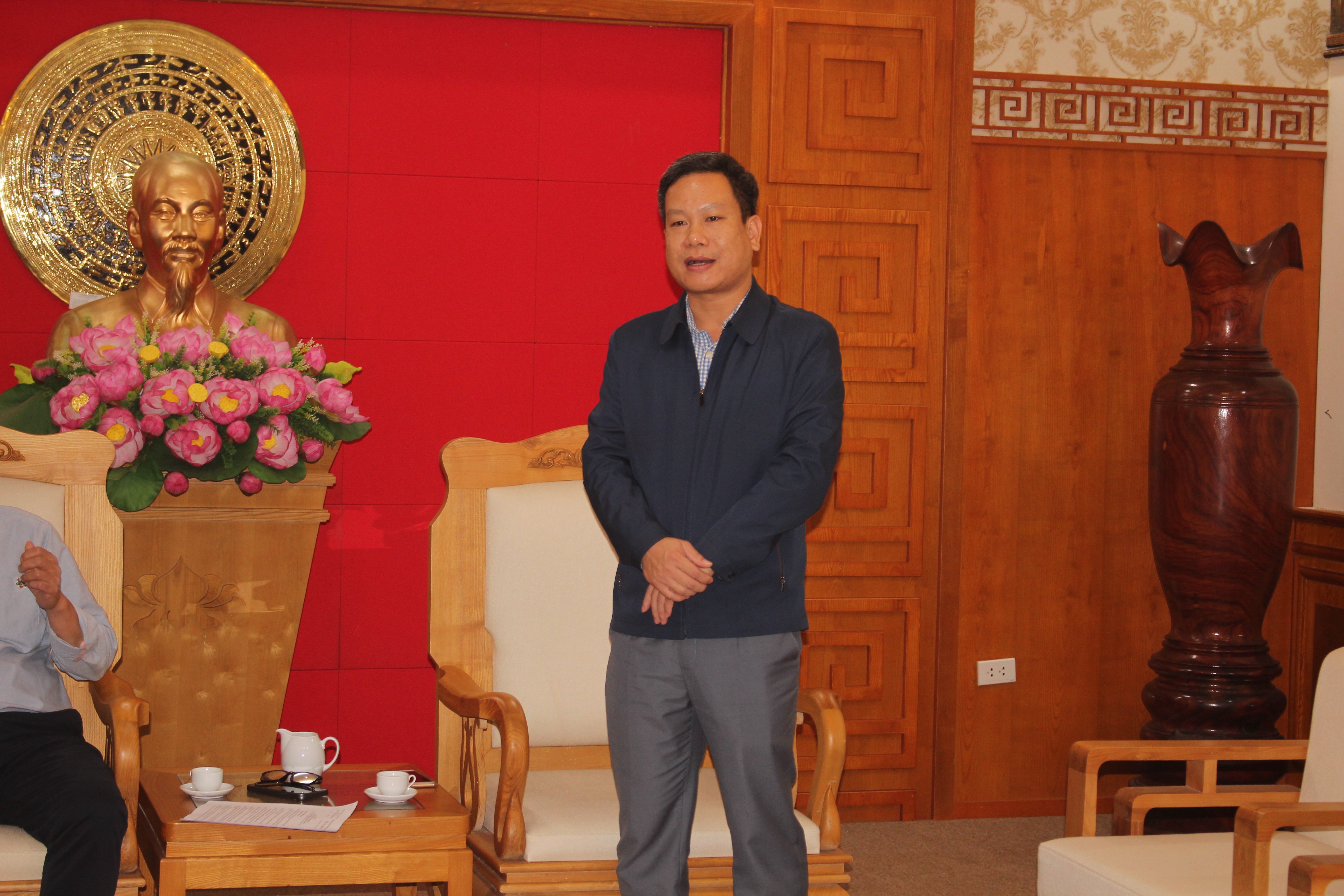 Ông Nguyễn Xuân Huy: "Dự kiến mức hỗ trợ là 50 triệu đồng cho sản phẩm 4 sao và 100 triệu đồng cho sản phẩm 5 sao". Ảnh: Chu Khôi.