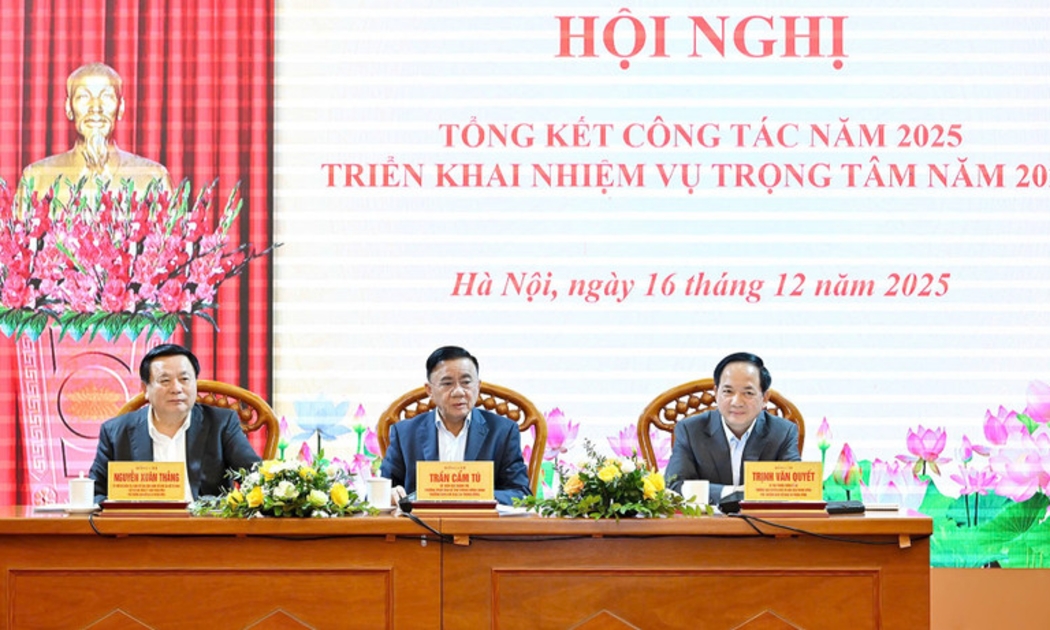 Ban Chỉ đạo 35 Trung ương tổ chức hội nghị tổng kết công tác năm 2025, triển khai nhiệm vụ trọng tâm năm 2026. Ảnh: Nhân Dân