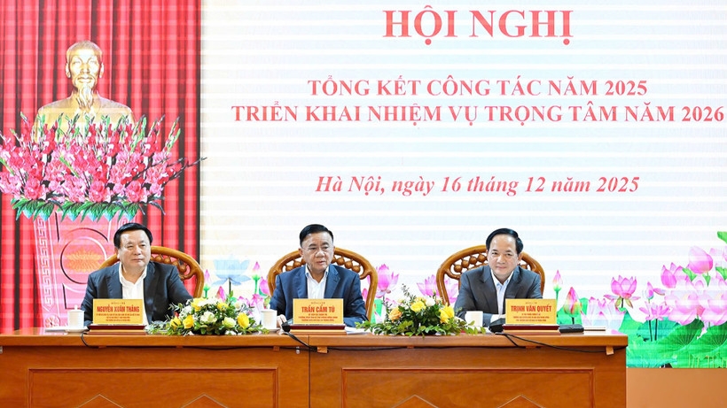 Ban Chỉ đạo 35 Trung ương tổ chức hội nghị tổng kết công tác năm 2025, triển khai nhiệm vụ trọng tâm năm 2026. Ảnh: Nhân Dân