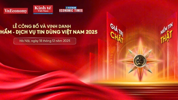 [Trực tiếp]: Lễ Công bố và Vinh danh sản phẩm – dịch vụ Tin Dùng Việt Nam 2025