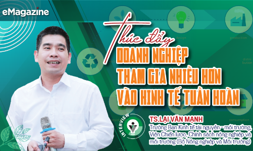 Thúc đẩy doanh nghiệp tham gia nhiều hơn vào kinh tế tuần hoàn