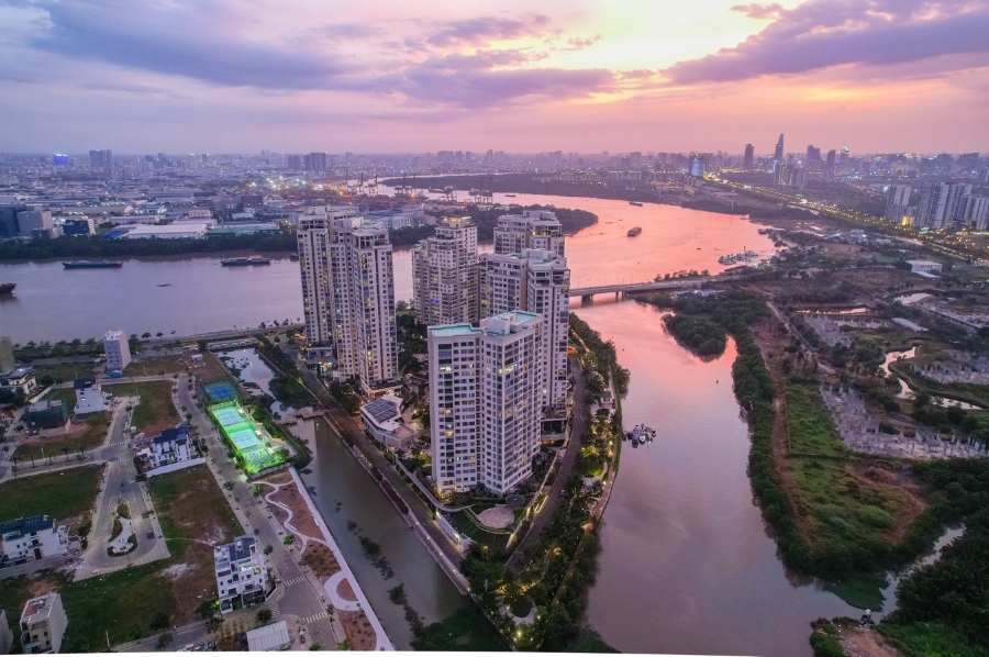 Diamond Island – Biểu tượng tiên phong chuẩn sống nghỉ dưỡng giữa lòng thành phố (Ảnh: Kusto Home).