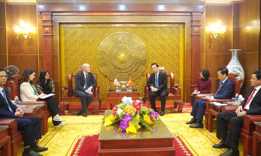 Quảng Trị và Canada hợp tác hướng tới tăng cường khả năng chống chịu trước thiên tai