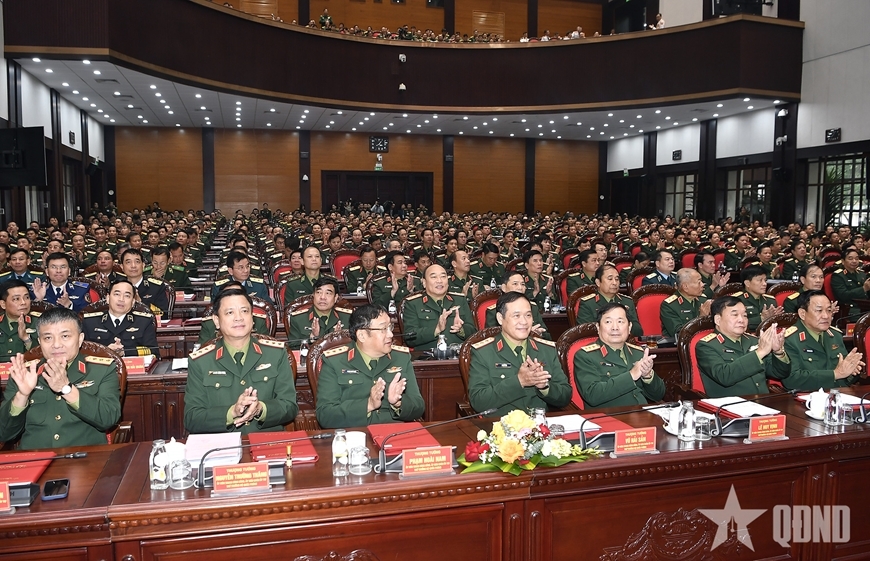 &nbsp;Các đại biểu dự hội nghị.&nbsp; Ảnh: QĐND.