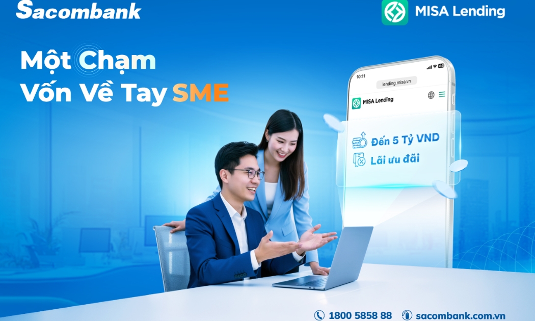 Sacombank hợp tác cùng MISA mở rộng cơ hội tiếp cận vốn, đồng hành cùng SMEs