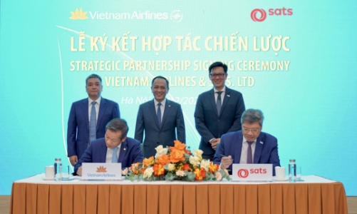 Vietnam Airlines ký thỏa thuận hợp tác chiến lược với Tập đoàn dịch vụ hàng không SATS