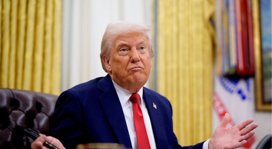 Tổng thống Donald Trump tại Nhà trắng. 