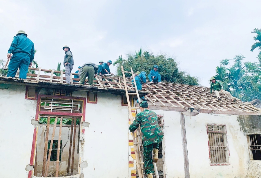 Nghệ An huy động nguồn lực lớn xóa nhà tạm, nhà dột nát.  Ảnh: Mai Hoa