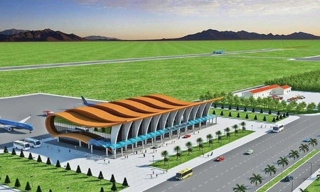 Sân bay Phan Thiết hàng mục dân dụng đã được phê duyệt chủ trương đầu tư với tổng mức đầu tư 3.797 tỷ đồng, thi công trong 24 tháng. Ảnh tư liệu