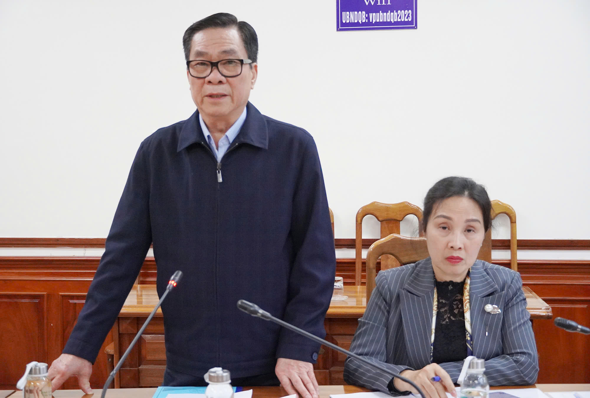 Đại diện doanh nghiệp trình bày định hướng đầu tư