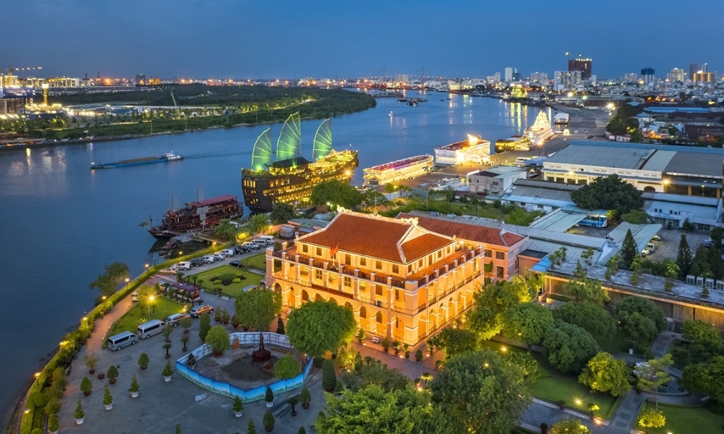 Khu vực Bến Nhà Rồng về đêm. Ảnh: vinanet