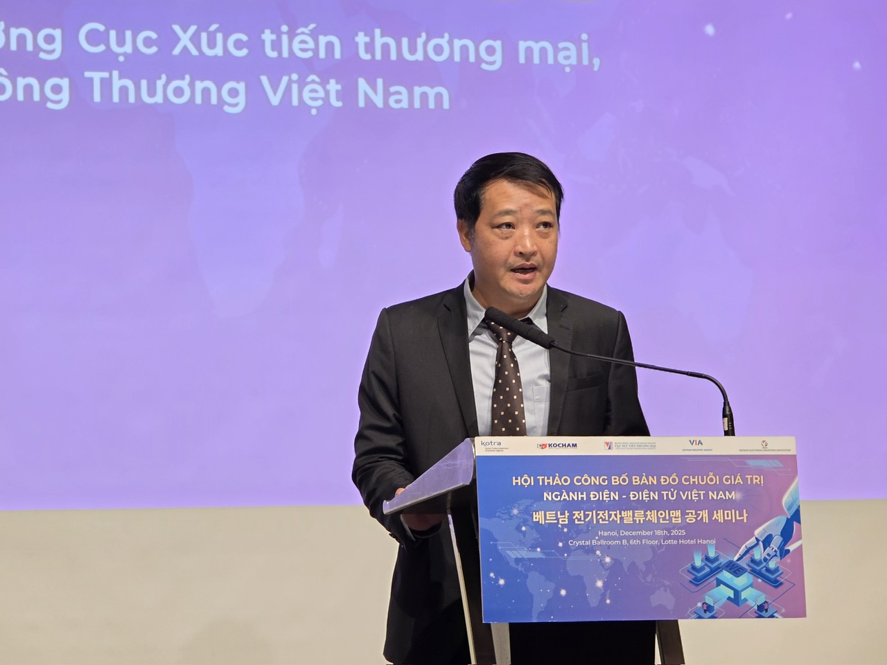 Ông Bùi Quang Hưng, Phó Cục trưởng Cục Xúc tiến Thương mại.