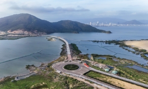 Hợp long cầu Hải Giang kết nối dự án MerryLand Quy Nhơn