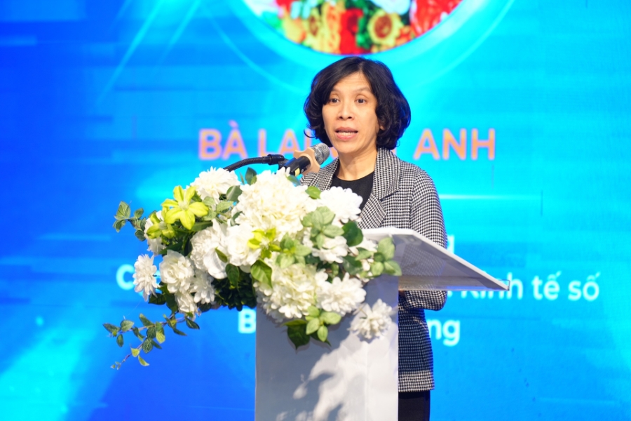 Bà Lại Việt Anh, Phó Cục trưởng, Cục Thương mại điện tử và Kinh tế số, Bộ Công Thương