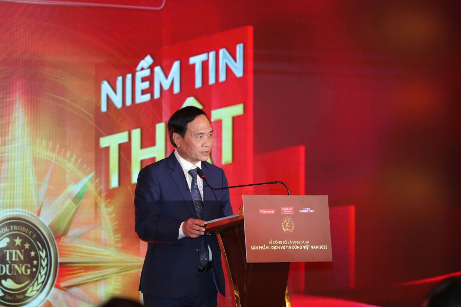 PGS.TS Phạm Ngọc Linh, Phó chủ tịch Liên hiệp các Hội Khoa học Kỹ thuật Việt Nam, phát biểu tại chương trình.