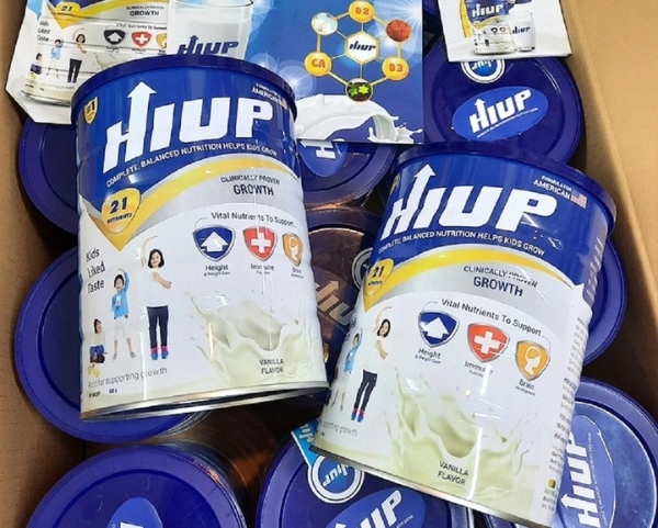 Sữa bột giả Hiup 27. Ảnh: Vietnamnet.