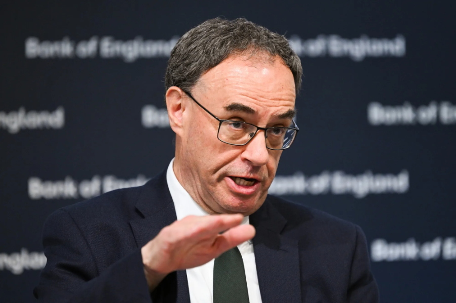 Thống đốc BOE Andrew Bailey - Ảnh: Bloomberg.