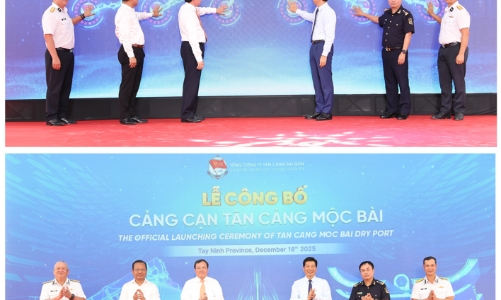 Cảng cạn Tân Cảng - Mộc Bài chính thức vận hành, thúc đẩy thương mại Việt Nam - Campuchia