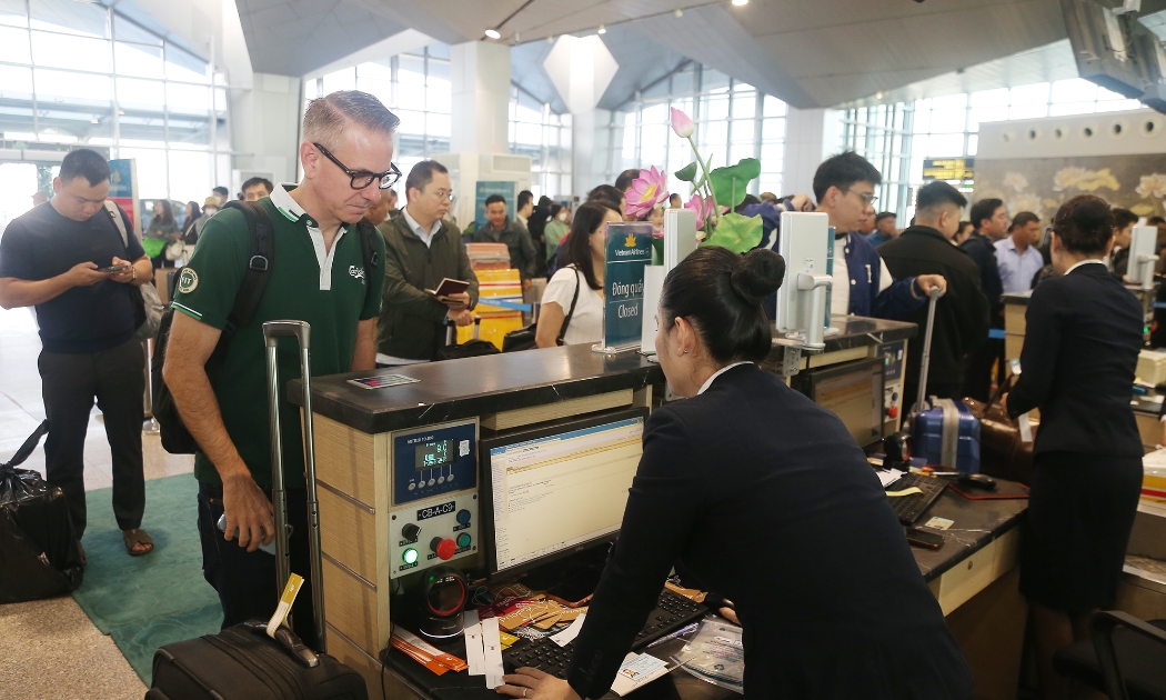 Hình ảnh Cảng hàng không quốc tế Vinh trong ngày mở cửa trở lại