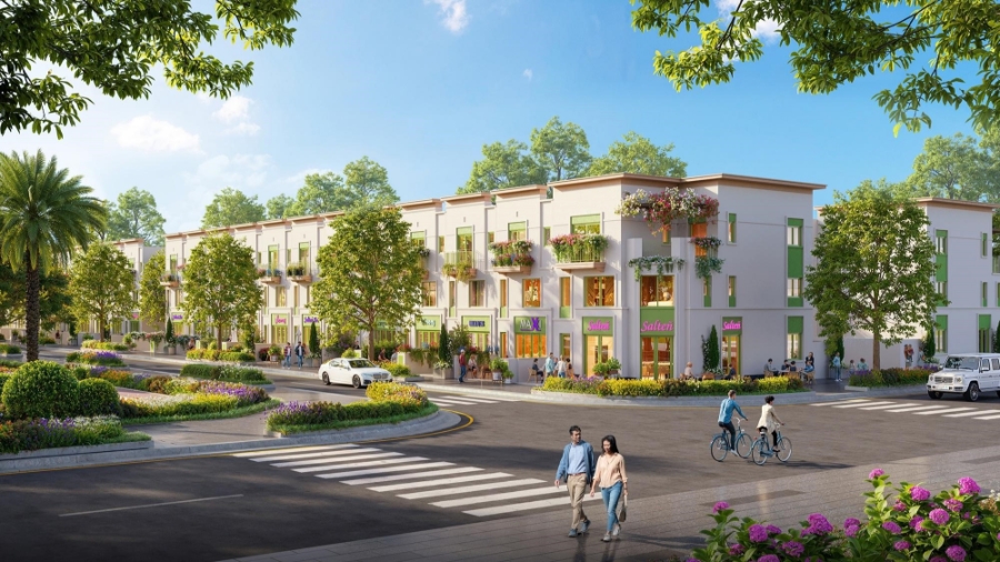 Các căn nhà phố liên kế đáp ứng nhu cầu an cư và đầu tư.