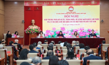 Mặt trận Tổ quốc Việt Nam được giới thiệu 25 người ứng cử đại biểu Quốc hội khóa XVI