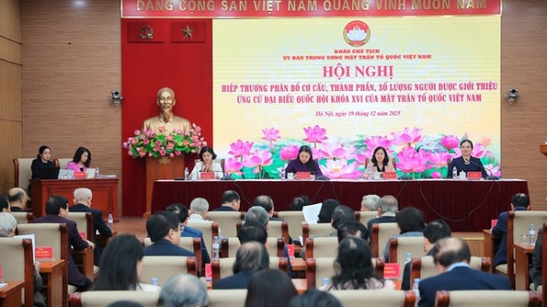 Mặt trận Tổ quốc Việt Nam được giới thiệu 25 người ứng cử đại biểu Quốc hội khóa XVI