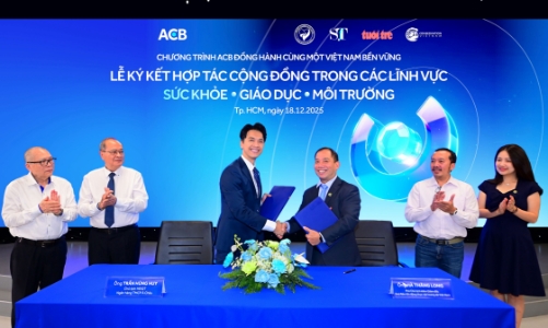 ACB công bố mô hình phát triển bền vững theo hướng tạo giá trị chung cho cộng đồng Việt Nam