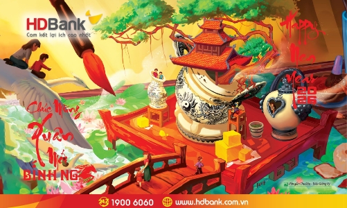 Bộ lịch HDBank 2026: Di sản và tinh thần đổi mới hòa quyện