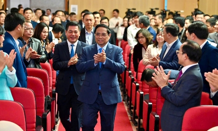 Thủ tướng Phạm Minh Chính tham dự Hội nghị tổng kết công tác ngành Công Thương năm 2025, giai đoạn 2021 - 2025 và triển khai nhiệm vụ trọng tâm năm 2026. Ảnh:MOIT.