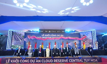 Tập đoàn Cloud Gate đồng loạt khởi công: Cloud Reserve Central Tuy Hòa, Cloud Icon L’Avenir và khởi động Nhà ở xã hội An Phú