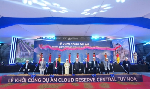 Tập đoàn Cloud Gate đồng loạt khởi công: Cloud Reserve Central Tuy Hòa, Cloud Icon L’Avenir và khởi động Nhà ở xã hội An Phú