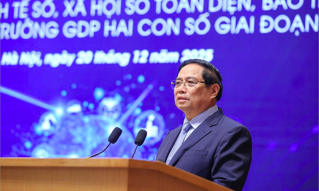 Thủ tướng Phạm Minh Chính phát biểu khai mạc Diễn đàn - Ảnh: VGP.