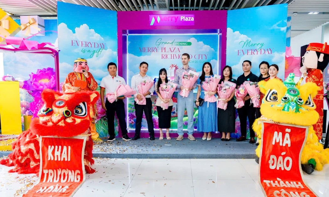 Merry Plaza Richmond City khai trương, hình thành điểm đến thương mại tiện ích cho cư dân khu vực.