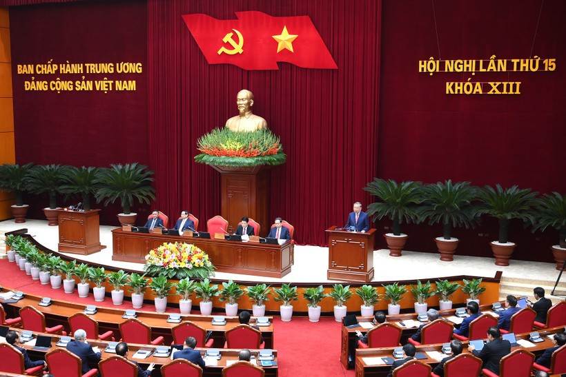 Hội nghị lần thứ 15 Ban Chấp hành Trung ương Đảng khóa XIII khai mạc trọng thể tại Thủ đô Hà Nội. 