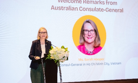 Tổng lãnh sự Australia tại TP. Hồ Chí Minh Sarah Hooper. Ảnh: Tổng lãnh sứ quán Australia tại TP. Hồ Chí Minh.