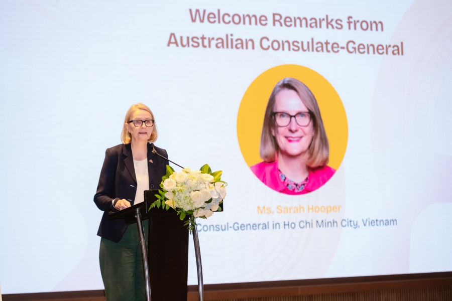 Tổng lãnh sự Australia tại TP. Hồ Chí Minh Sarah Hooper. Ảnh: Tổng lãnh sứ quán Australia tại TP. Hồ Chí Minh.