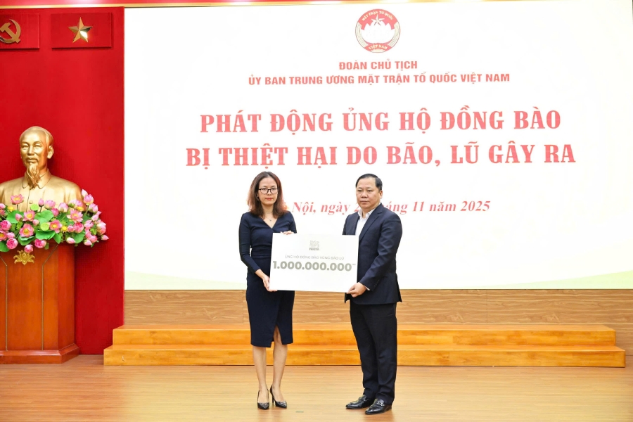 Nestlé Việt Nam đã đóng góp 1 tỷ đồng ủng hộ đồng bào bị thiệt hại do bão lũ gây ra.