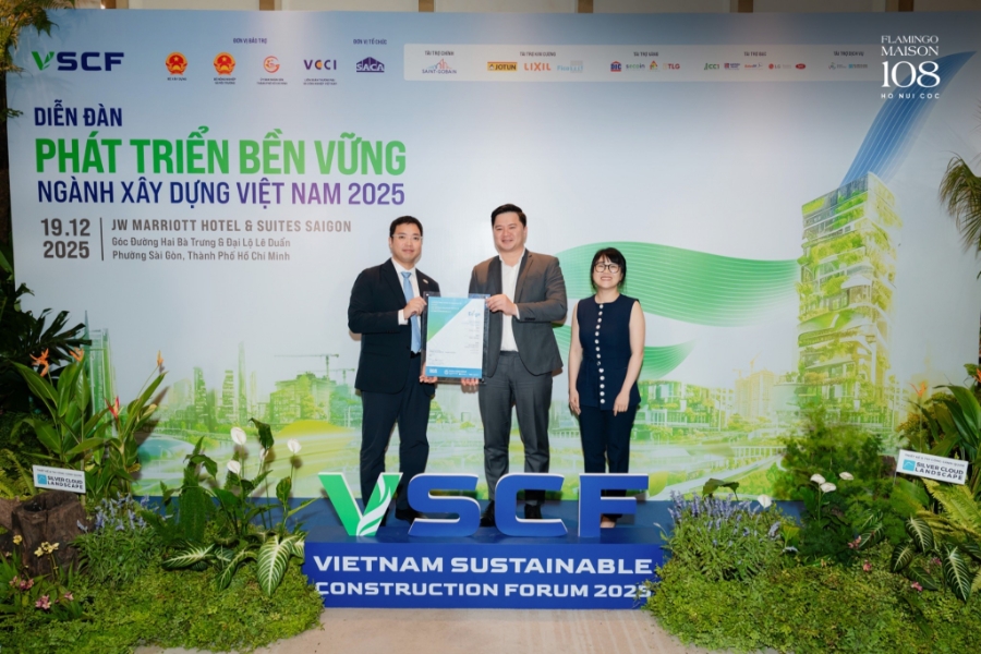 Flamingo Maison 108 Ho Nui Coc nhận chứng chỉ quốc tế EDGE Advanced Preliminary.