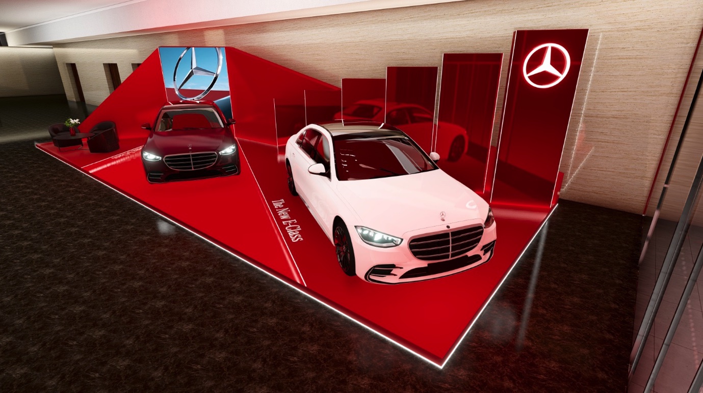 Mercedes-Benz trưng bày tại Jw Marriott Hà Nội mùa Giáng sinh