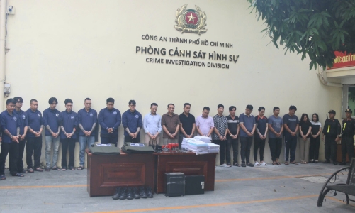 Công an TP.HCM triệt phá nhóm đòi nợ thuê “núp bóng” doanh nghiệp mua bán nợ
