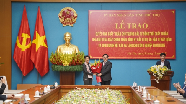 Thailand's Amata Group invests fresh $185m in northern Phu Tho province 