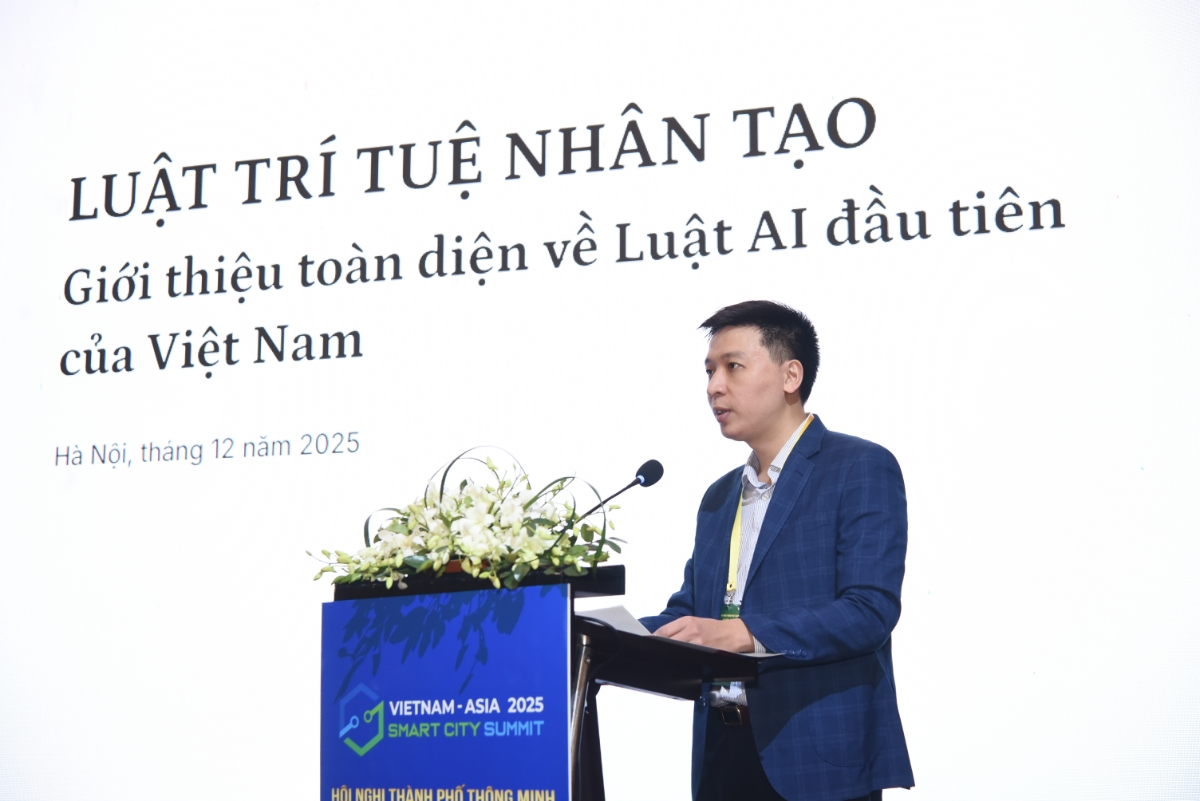 Ông Đặng Chiến Công, đại diện của Viện Công nghệ số và Chuyển đổi số quốc gia (Bộ Khoa học và Công nghệ).&nbsp;