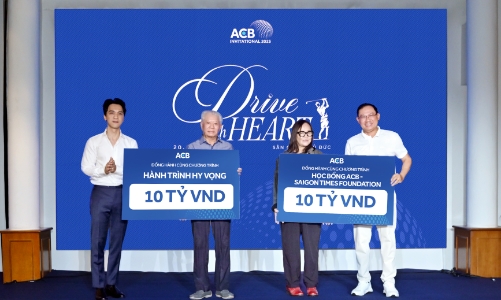ACB tổ chức giải golf “Drive with Heart 2025”, lan tỏa tinh thần chung tay vì cộng đồng 