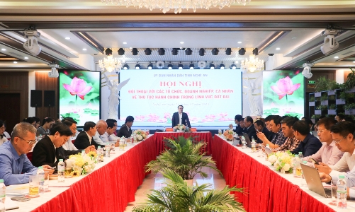 Nghệ An: Đối thoại tháo gỡ vướng mắc thủ tục đất đai cho doanh nghiệp