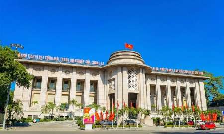 Trụ sở Ngân hàng Nhà nước Việt Nam tại TP. Hà Nội.