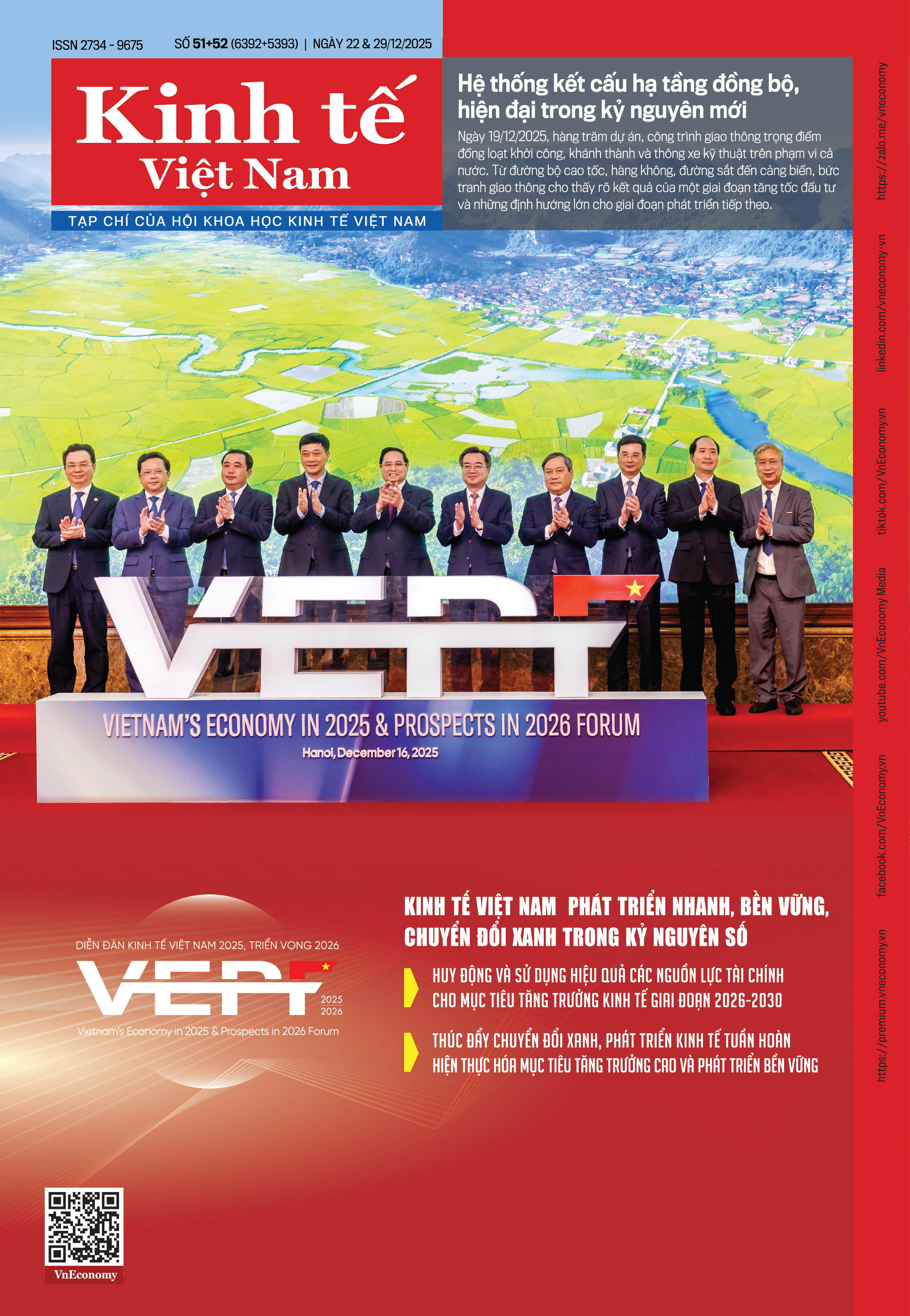 Tạp chí Kinh tế Việt Nam số 51+52-2025