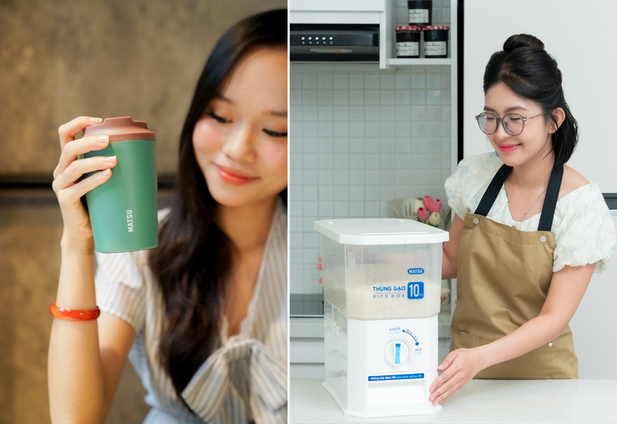 MATSU mang lại phong cách tinh tế cho người dùng trẻ hay các bà nội trợ.